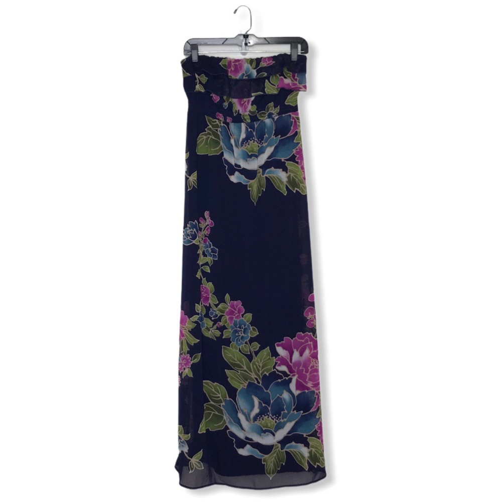 Xhilaration-Strapless Maxi Dress-w/elastic-EUC-Sz Med